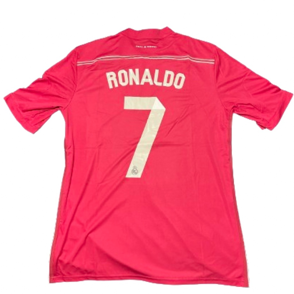 2014/15 Real Madrid pink kit. Cristiano Ronaldo CR7 soccer football jersey. NWT - Picture 2 of 2